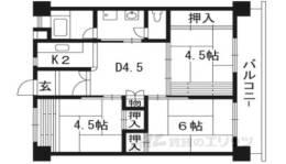 桃山南団地4号棟間取り図面