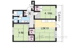 桃山南団地10号棟間取り図面