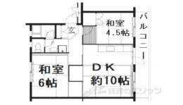 桃山南団地14号棟間取り図面