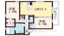 アビタシオン桂川間取り図面
