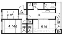 醍醐石田団地7棟間取り図面