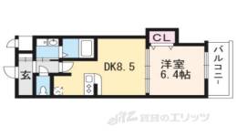 LUXE中書島間取り図面