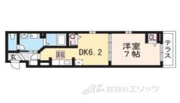 ラフレシール太秦２間取り図面