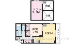 カーサアルドーレ２間取り図面