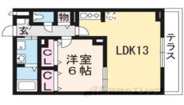 カーサアルドーレ２間取り図面