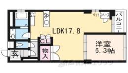 ヴィラスタジオーネ御所南間取り図面