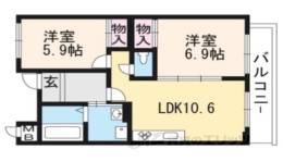 サン・グリーン・ハウス間取り図面