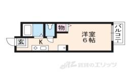 サンヒル御陵A棟間取り図面