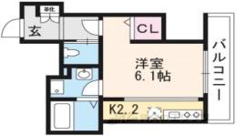 ラ・ヴィルト　御所ノ内間取り図面