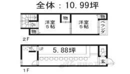 西京区役所前テナントテラス間取り図面