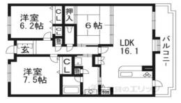 ラフィーネ膳所間取り図面