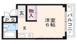 フラム深草間取り図面
