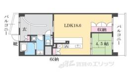 京都ロジュマン島町A棟間取り図面
