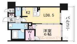 ヴィラ七条西洞院間取り図面