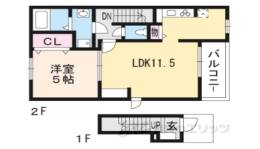 フローリッシュガーデン青地間取り図面