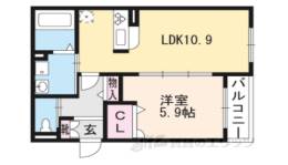 ビューハイツ小野２間取り図面