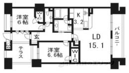ｻﾝｸﾀｽ四条烏丸ｽﾃｨｰﾛﾚｼﾞﾃﾞﾝｽ間取り図面