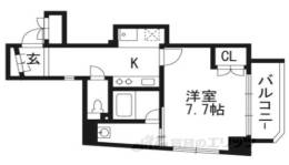 ＣＱレジデンス京都御所西間取り図面