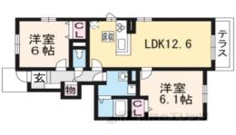 ビアンカローザ間取り図面