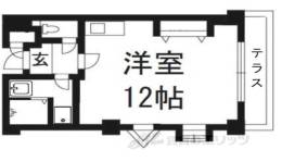 ダイアパレス西大路御池間取り図面