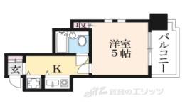 ライオンズマンション東洞院間取り図面