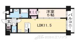 ラ・ルーチェ北大路間取り図面