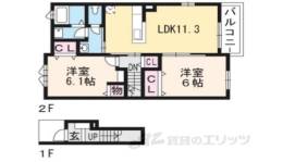 ウェステン　ドルフ３間取り図面