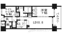 ﾗｲｵﾝｽﾞ四条烏丸ｾﾝﾄﾏｰｸｽ間取り図面