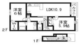 グラード２間取り図面