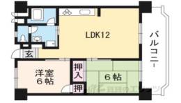 京都四条グランドハイツ間取り図面