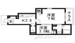 カザリべ城陽駅前間取り図面