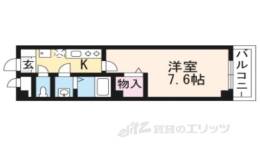 フラッティ西大路花屋町間取り図面