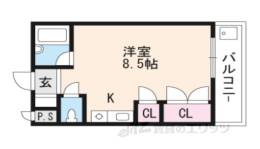 グランドハイツ柴原Ｃ/Ｄ棟間取り図面