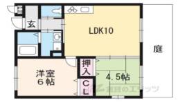 サニーフラット２間取り図面