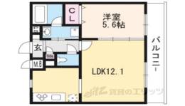 アンジュ京都天神川間取り図面