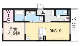 セジュール石田森南間取り図面