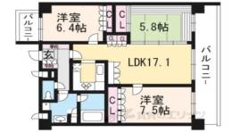 リーガル京都御所西２間取り図面