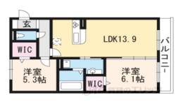Ｃａｓａ　ｒａｆｆｉｎｅ青地間取り図面