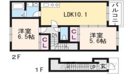 アンソレイエ間取り図面