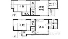 貸家間取り図面
