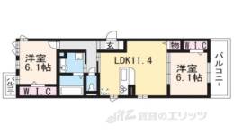 クレールシャトレ間取り図面