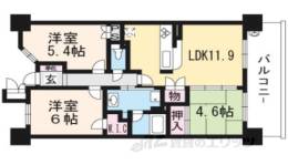 メロディーハイム西大路デュオノワール間取り図面