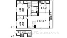 セジュール上西喜Ａ棟間取り図面