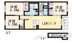 エスポアール・ウェスト間取り図面
