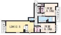 リヴェール久津川間取り図面