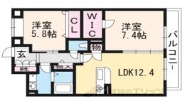 ハープアベニュー長岡京間取り図面