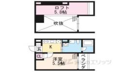 リゾレステ山科間取り図面