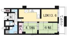御所前スカイマンション間取り図面