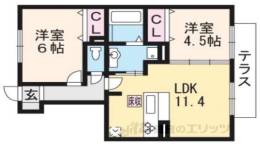 ボヌール　レーヴ間取り図面