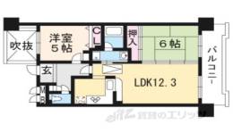 ロータリーマンション西大津１番館間取り図面